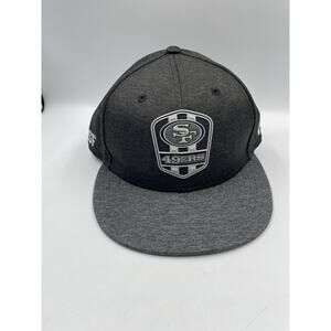 San Francisco 49ers New Era Dark Gray/Black Bill 2018 SnapBack NWT